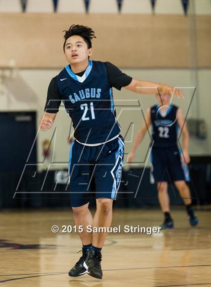 Thumbnail 3 in Immanuel vs. Saugus (Modesto Christian Holiday Hoops Classic) photogallery.