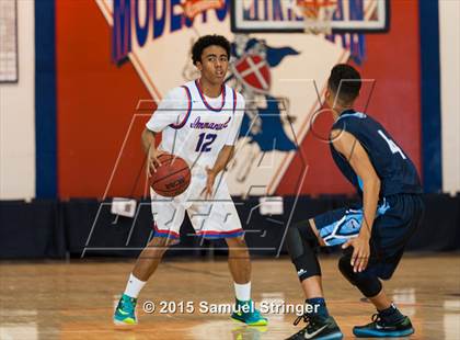 Thumbnail 3 in Immanuel vs. Saugus (Modesto Christian Holiday Hoops Classic) photogallery.
