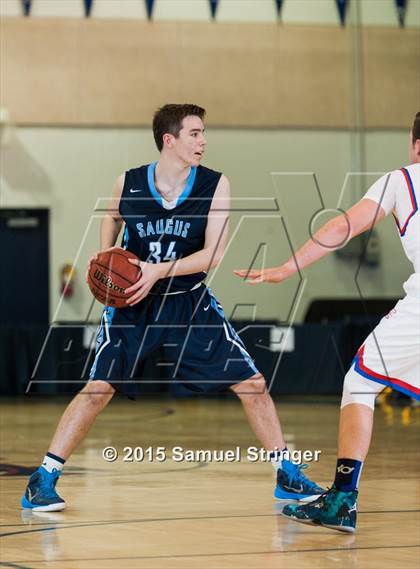 Thumbnail 2 in Immanuel vs. Saugus (Modesto Christian Holiday Hoops Classic) photogallery.