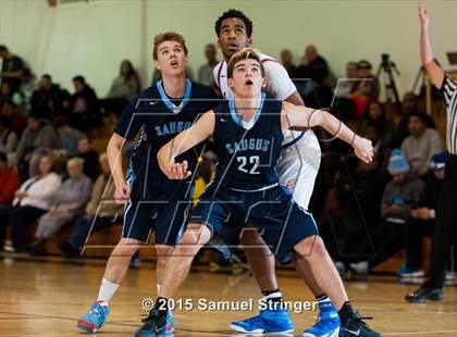 Thumbnail 1 in Immanuel vs. Saugus (Modesto Christian Holiday Hoops Classic) photogallery.