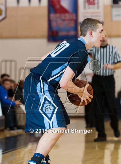 Thumbnail 1 in Immanuel vs. Saugus (Modesto Christian Holiday Hoops Classic) photogallery.
