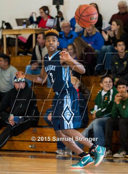 Thumbnail 2 in Immanuel vs. Saugus (Modesto Christian Holiday Hoops Classic) photogallery.