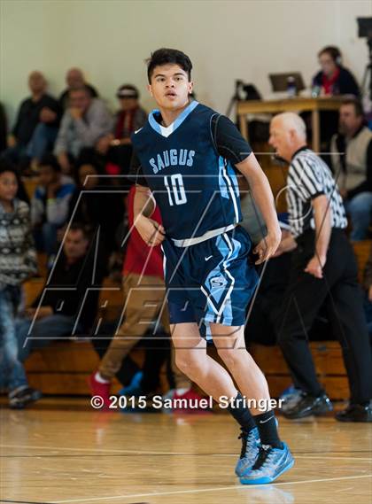 Thumbnail 1 in Immanuel vs. Saugus (Modesto Christian Holiday Hoops Classic) photogallery.