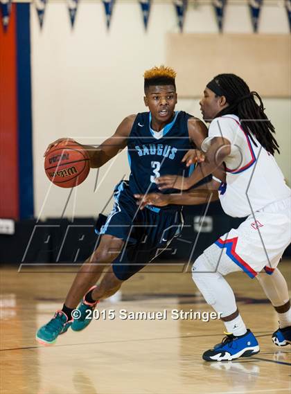 Thumbnail 2 in Immanuel vs. Saugus (Modesto Christian Holiday Hoops Classic) photogallery.