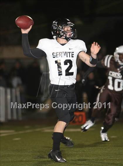 Thumbnail 1 in Crespi vs. Servite (CIF SS Playoffs) photogallery.