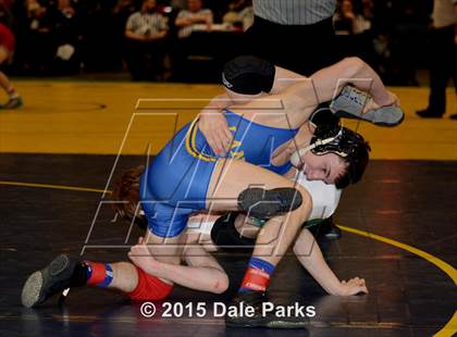 Thumbnail 3 in NYSPHSAA Wrestling Championships (Division 2 Finals) photogallery.