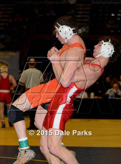 Thumbnail 2 in NYSPHSAA Wrestling Championships (Division 2 Finals) photogallery.