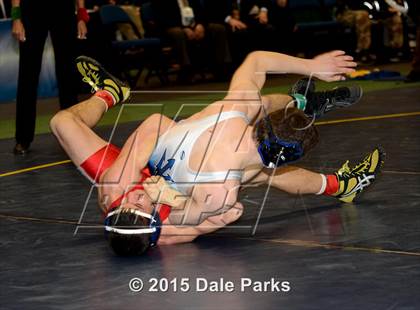 Thumbnail 1 in NYSPHSAA Wrestling Championships (Division 2 Finals) photogallery.