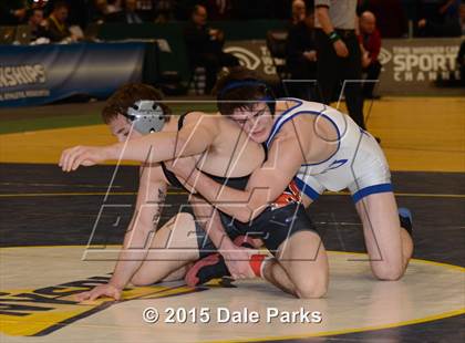 Thumbnail 3 in NYSPHSAA Wrestling Championships (Division 2 Finals) photogallery.