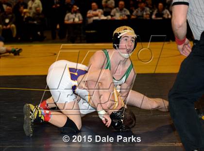 Thumbnail 1 in NYSPHSAA Wrestling Championships (Division 2 Finals) photogallery.
