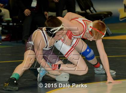 Thumbnail 2 in NYSPHSAA Wrestling Championships (Division 2 Finals) photogallery.