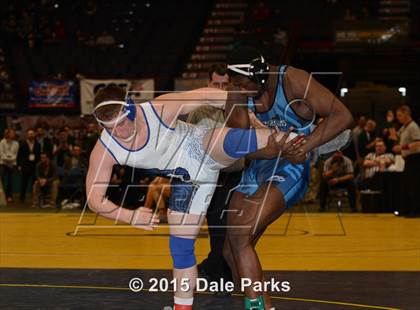 Thumbnail 2 in NYSPHSAA Wrestling Championships (Division 2 Finals) photogallery.
