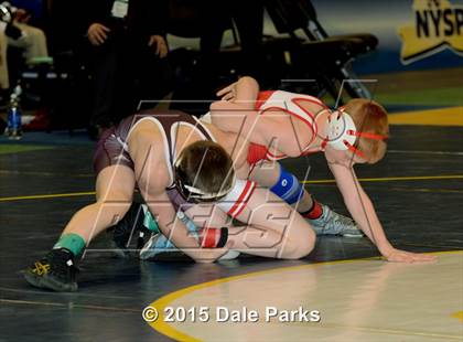 Thumbnail 1 in NYSPHSAA Wrestling Championships (Division 2 Finals) photogallery.