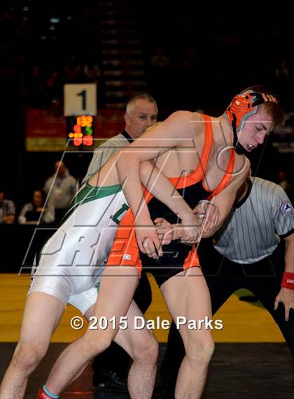 Thumbnail 3 in NYSPHSAA Wrestling Championships (Division 2 Finals) photogallery.