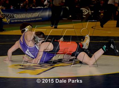 Thumbnail 2 in NYSPHSAA Wrestling Championships (Division 2 Finals) photogallery.