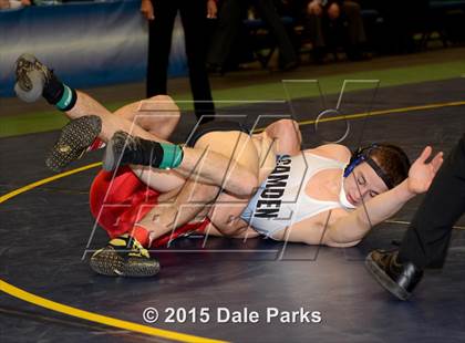 Thumbnail 2 in NYSPHSAA Wrestling Championships (Division 2 Finals) photogallery.