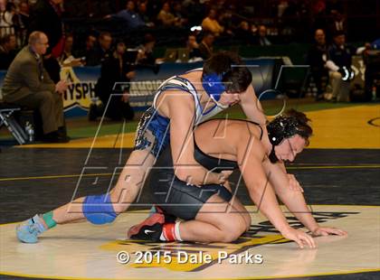 Thumbnail 2 in NYSPHSAA Wrestling Championships (Division 2 Finals) photogallery.