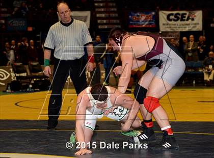 Thumbnail 1 in NYSPHSAA Wrestling Championships (Division 2 Finals) photogallery.