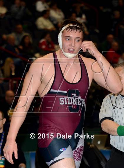 Thumbnail 2 in NYSPHSAA Wrestling Championships (Division 2 Finals) photogallery.