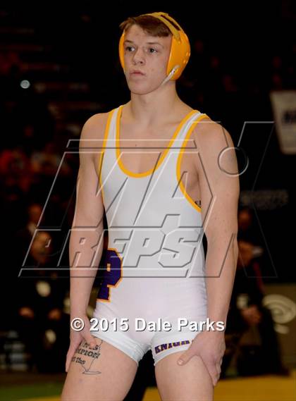 Thumbnail 2 in NYSPHSAA Wrestling Championships (Division 2 Finals) photogallery.