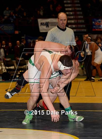 Thumbnail 2 in NYSPHSAA Wrestling Championships (Division 2 Finals) photogallery.