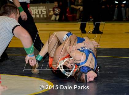 Thumbnail 1 in NYSPHSAA Wrestling Championships (Division 2 Finals) photogallery.