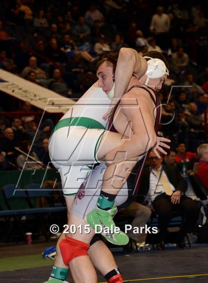 Thumbnail 1 in NYSPHSAA Wrestling Championships (Division 2 Finals) photogallery.