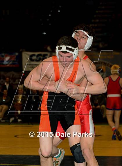 Thumbnail 3 in NYSPHSAA Wrestling Championships (Division 2 Finals) photogallery.