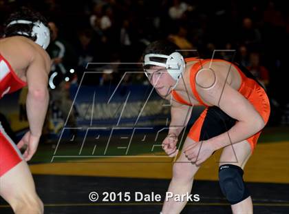 Thumbnail 1 in NYSPHSAA Wrestling Championships (Division 2 Finals) photogallery.