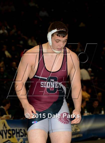 Thumbnail 3 in NYSPHSAA Wrestling Championships (Division 2 Finals) photogallery.