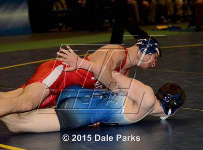 Thumbnail 2 in NYSPHSAA Wrestling Championships (Division 2 Finals) photogallery.