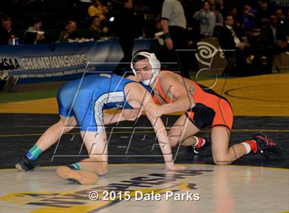 Thumbnail 1 in NYSPHSAA Wrestling Championships (Division 2 Finals) photogallery.
