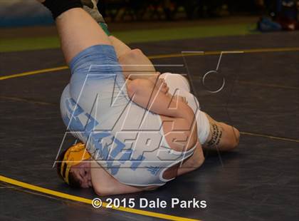 Thumbnail 1 in NYSPHSAA Wrestling Championships (Division 2 Finals) photogallery.
