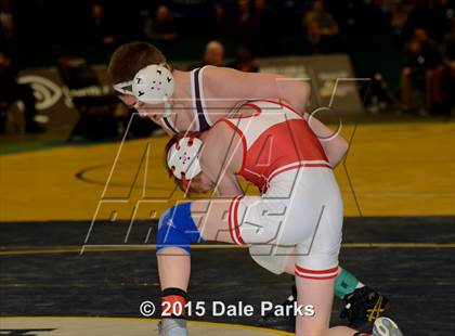 Thumbnail 1 in NYSPHSAA Wrestling Championships (Division 2 Finals) photogallery.