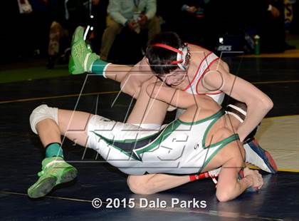 Thumbnail 3 in NYSPHSAA Wrestling Championships (Division 2 Finals) photogallery.