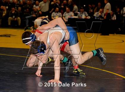 Thumbnail 1 in NYSPHSAA Wrestling Championships (Division 2 Finals) photogallery.