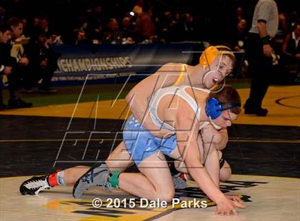 Thumbnail 2 in NYSPHSAA Wrestling Championships (Division 2 Finals) photogallery.