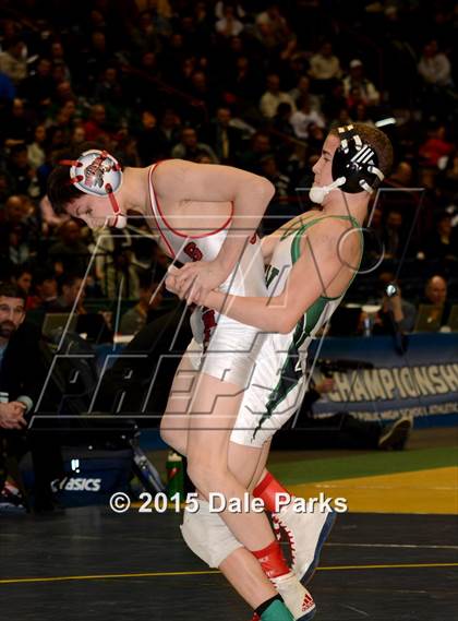 Thumbnail 1 in NYSPHSAA Wrestling Championships (Division 2 Finals) photogallery.