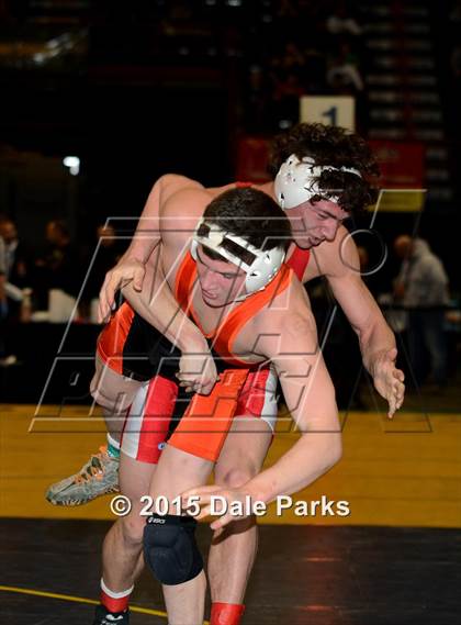 Thumbnail 3 in NYSPHSAA Wrestling Championships (Division 2 Finals) photogallery.