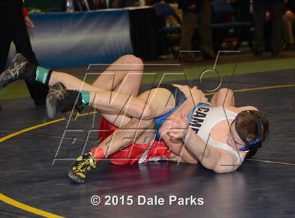 Thumbnail 1 in NYSPHSAA Wrestling Championships (Division 2 Finals) photogallery.