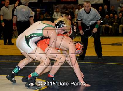 Thumbnail 1 in NYSPHSAA Wrestling Championships (Division 2 Finals) photogallery.