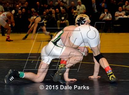 Thumbnail 2 in NYSPHSAA Wrestling Championships (Division 2 Finals) photogallery.