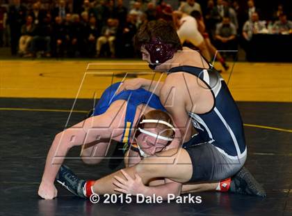 Thumbnail 3 in NYSPHSAA Wrestling Championships (Division 2 Finals) photogallery.
