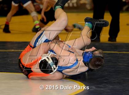 Thumbnail 1 in NYSPHSAA Wrestling Championships (Division 2 Finals) photogallery.