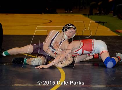 Thumbnail 3 in NYSPHSAA Wrestling Championships (Division 2 Finals) photogallery.