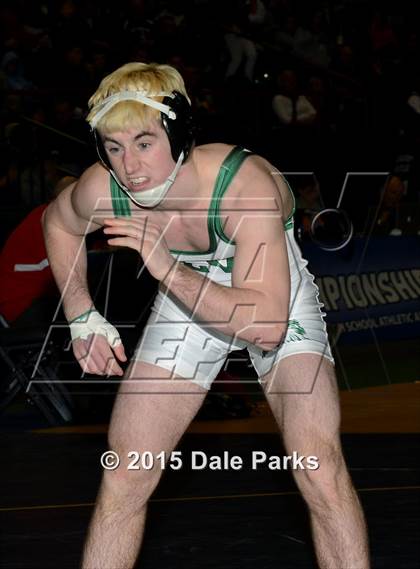 Thumbnail 1 in NYSPHSAA Wrestling Championships (Division 2 Finals) photogallery.