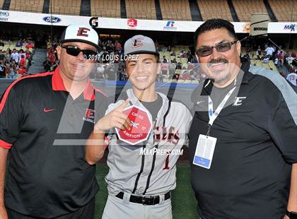 Thumbnail 1 in Palm Desert vs. Etiwanda (CIF SS Division 2 Final) photogallery.
