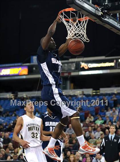 Thumbnail 2 in Archbishop Mitty vs. Summit (CIF State D2 Final) photogallery.
