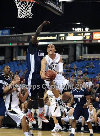Thumbnail 1 in Archbishop Mitty vs. Summit (CIF State D2 Final) photogallery.