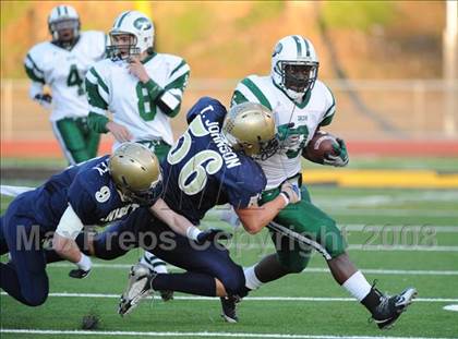 Thumbnail 1 in King's Academy vs. Sacred Heart Cathedral (CIF CCS Small School Division Playoffs) photogallery.
